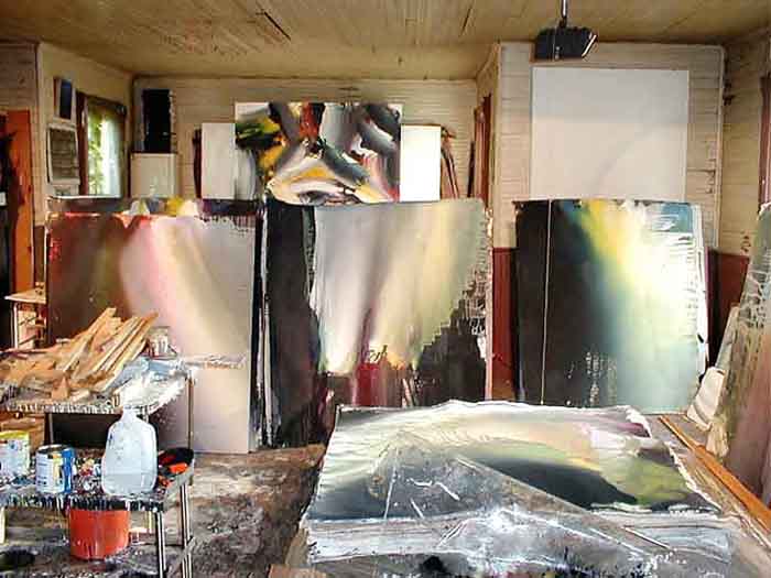 Jackson Dembar, artist's studio. Installation view