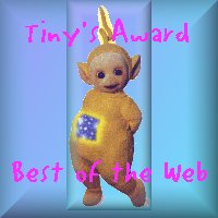 Tiny's Best of the Web Award